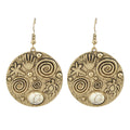 Turquoise Hand Turtle Starfish Round Earrings Designer Traditional Jewellery