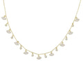 2025 New Arrived Evil Eye Round Cz Gold Silver Color Charm Choker Guardian Lucky Eye CZ Chain Pendant Necklace For Women Jewelry