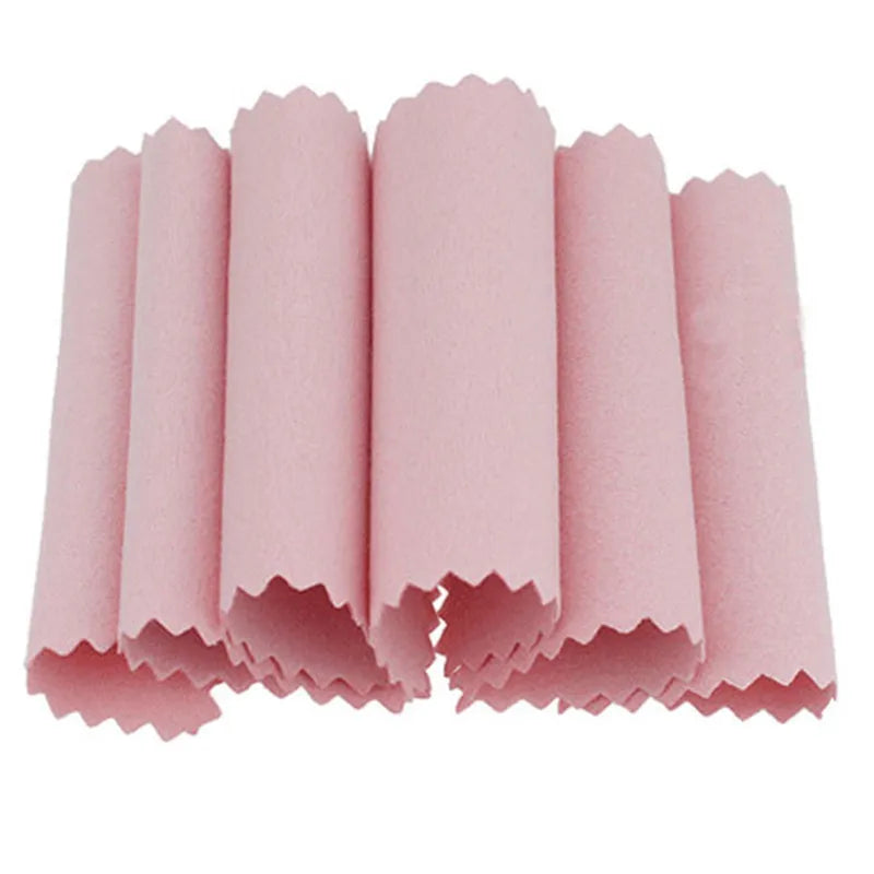 Fashion50 PCS Silver Polishing Cloth Cleaner Jewelry Cleaning Cloth Anti-Tarnish Tool Hot Sale
