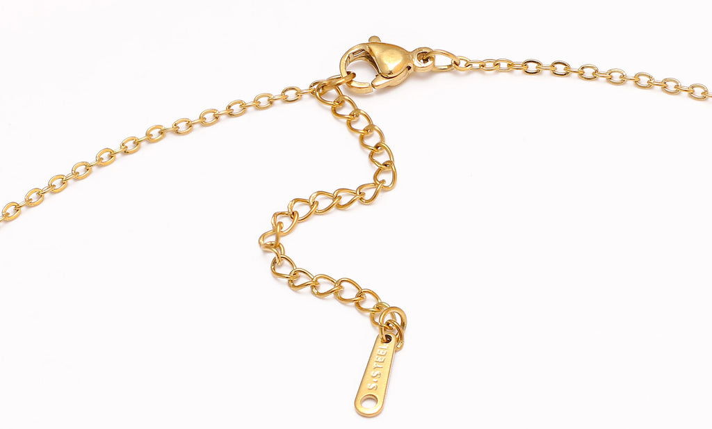 Tarot Card Necklace Stainless Steel Amulet Lucky Tarot Jewelry Women Choker Magician/Star/Moon/Sun Pendants Necklaces Wholesale