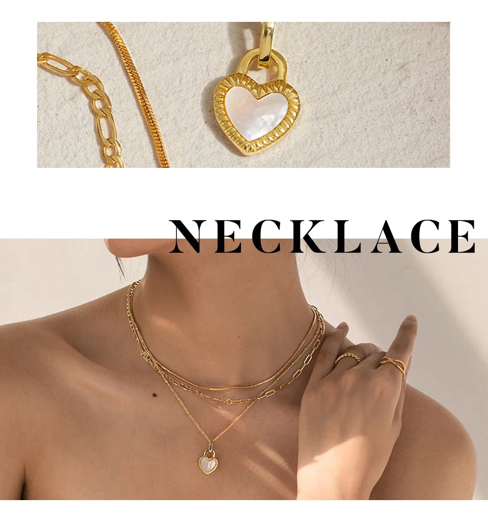 Peri'sbox Trendy 4 Designs Stainless Steel 18K Gold Plated Fish Pendant Necklace for Women Waterproof Beach Party Jewelry Summer