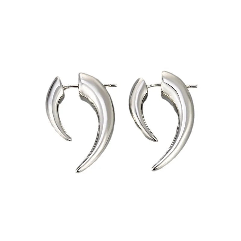 925 Sterling Silver Earrings For Women Trendy Simple Gold Waterdrop Earring Jewelry Prevent Allergy Party Christmas Accessories