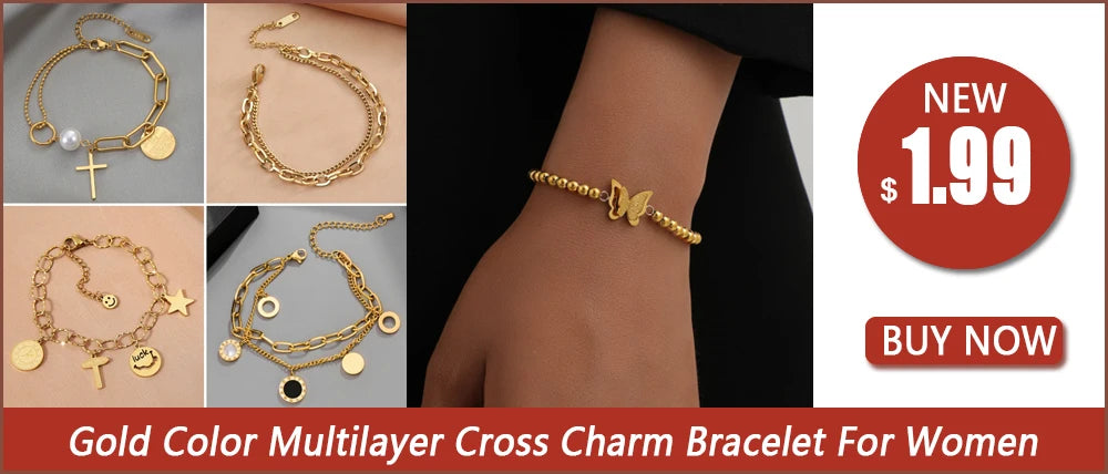 DIEYURO 316L Stainless Steel Gold Color Charm Bangle Bracelet For Women New Trend Rustproof Wrist Jewelry Party Gifts Bijoux