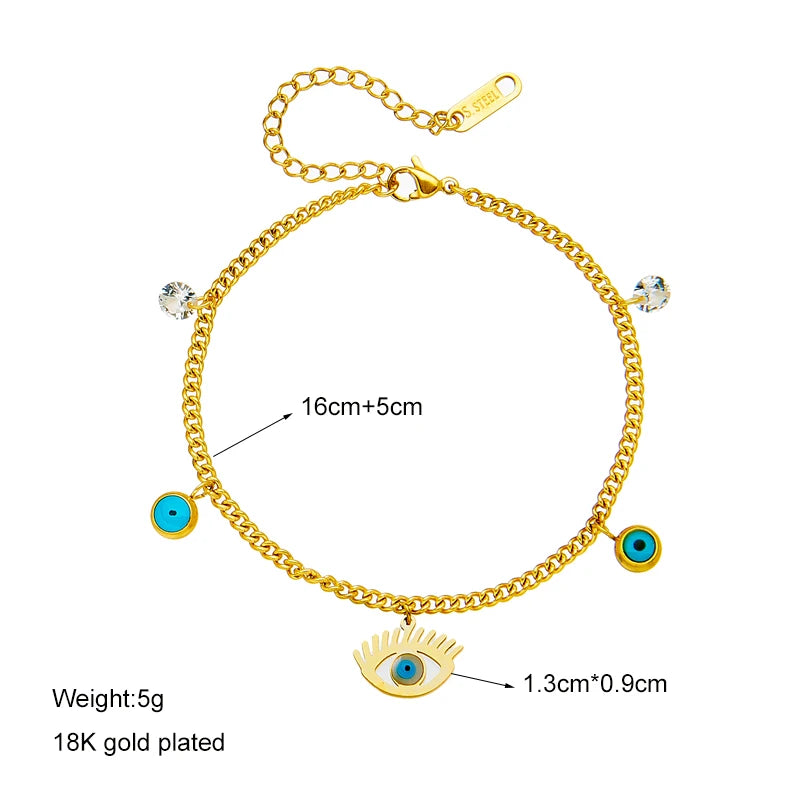 DIEYURO 316L Stainless Steel Gold Color Charm Bangle Bracelet For Women New Trend Rustproof Wrist Jewelry Party Gifts Bijoux