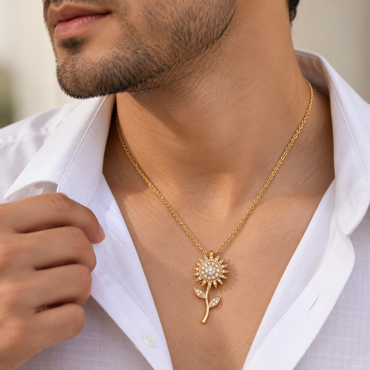 Men's 3D Bar Layered Necklace – 316L Stainless Steel